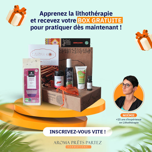 Formation - LITHOTHÉRAPIE ET AROMATHÉRAPIE +BOX OFFERTE