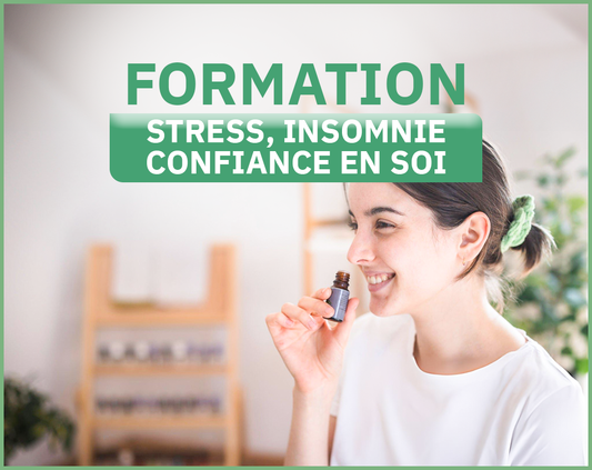 Formation - AROMATHÉRAPIE STRESS, INSOMNIES, CONFIANCE EN SOI